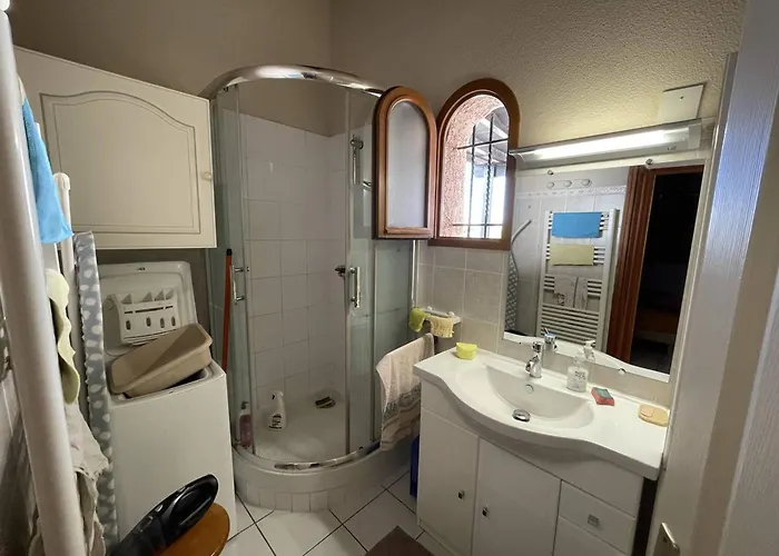 3 Pièces Climatisée Avec Jardin, Proche Plage, Piscine, Parking, Et Animaux Autorisés - Cyprien - Fr-1-106-32 * Saint-Cyprien (Pyrenees-Orientales)