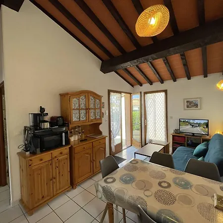 3 Pieces Climatisee Avec Jardin, Proche Plage, Piscine, Parking, Et Animaux Autorises - Cyprien - Fr-1-106-32 Villa *